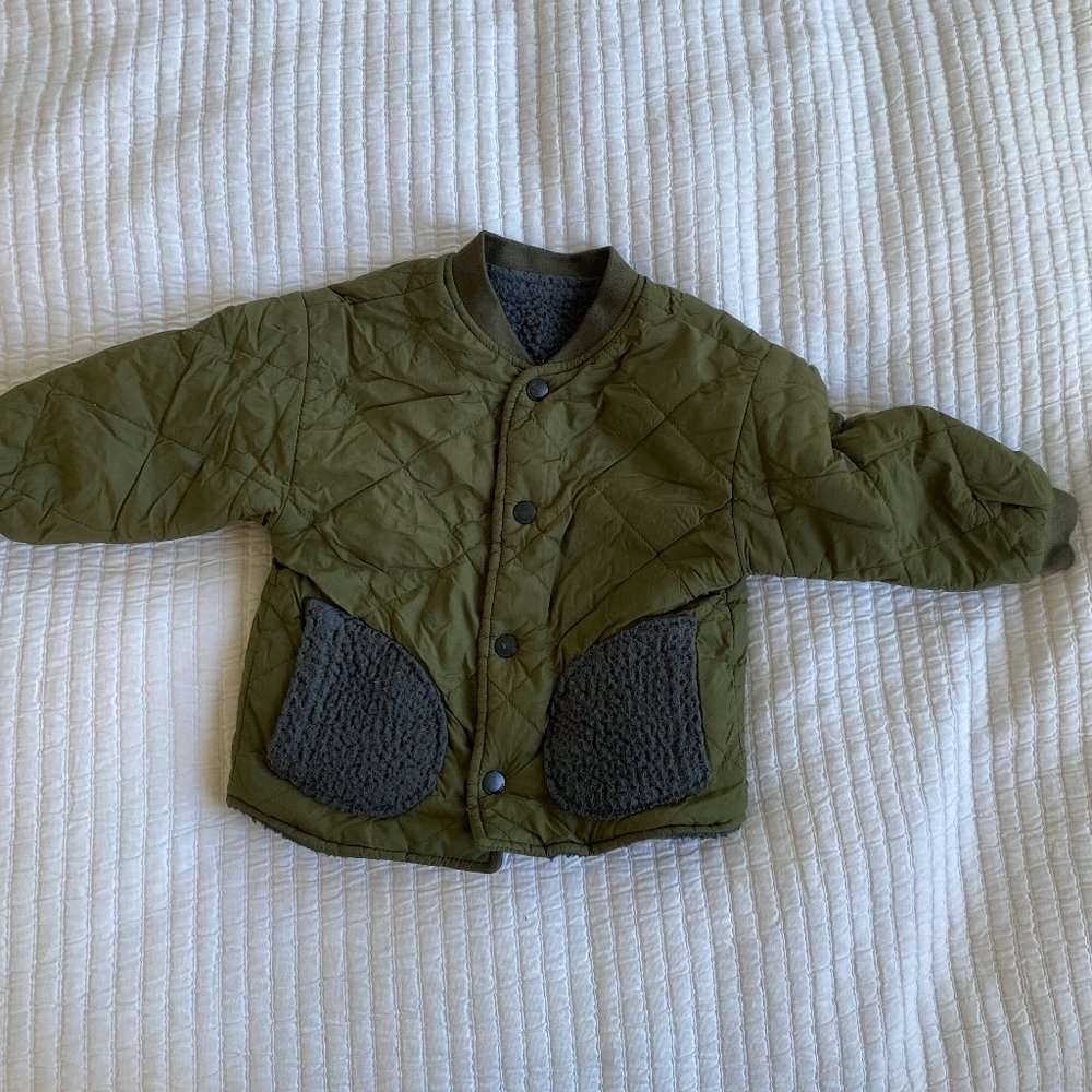 Zara Quilted reversible jacket